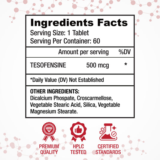 TESOFENSINE 500mcg
