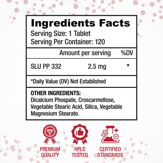 SLU-PP-332 2.5mg TABLETS